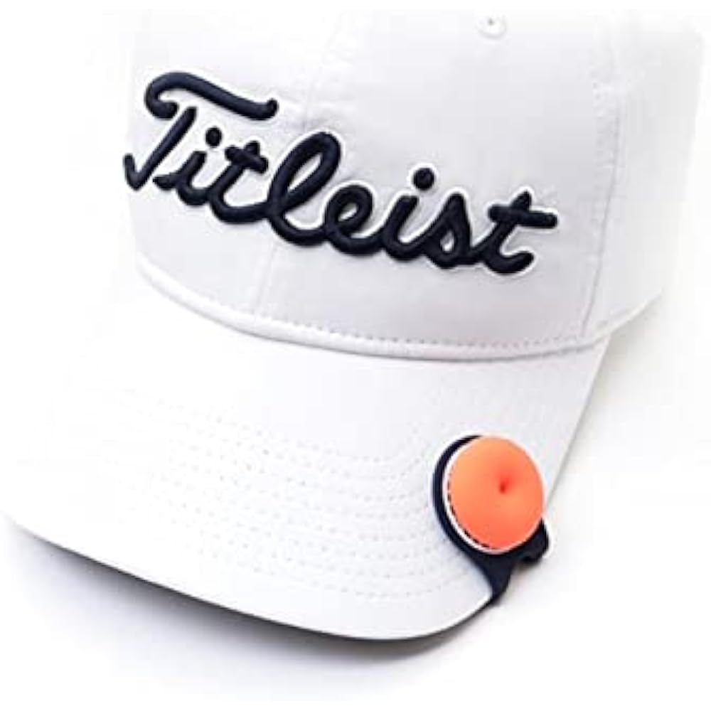 GreenBean Golf Marker, Hat and Shoe Clip, Removable Fluorescent Magnetic Marker [Parallel Import]