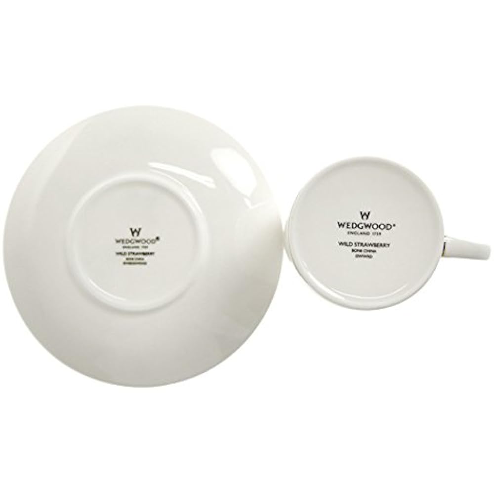 Wedgwood Wild Strawberry Coffee Cup & Saucer Can [Parallel Import] 50105504019/02019