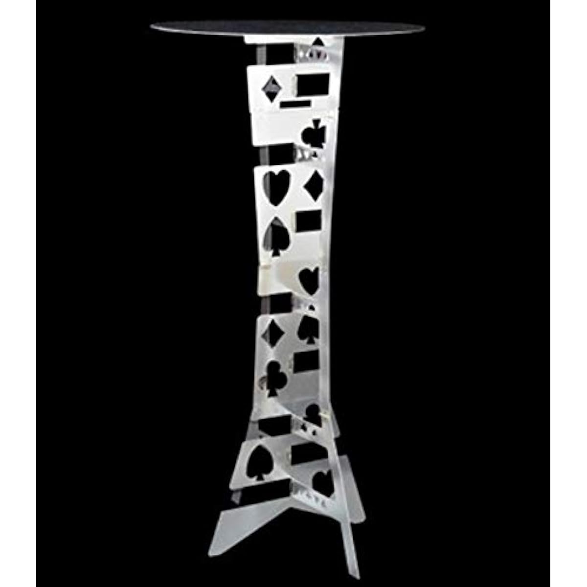 Folding table-Alminium (Round aluminum folding table) Stage magic props accessories