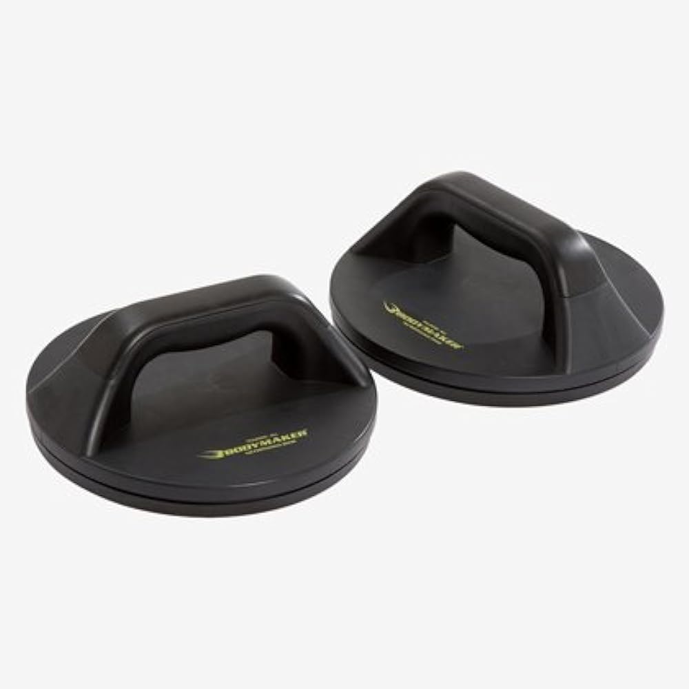 BODYMAKER Rolling Push Bar Black x Yellow RPUSHBKYE Push-up Push-up Upper Arm Training Large Chest Collar Training Outer Muscle Training