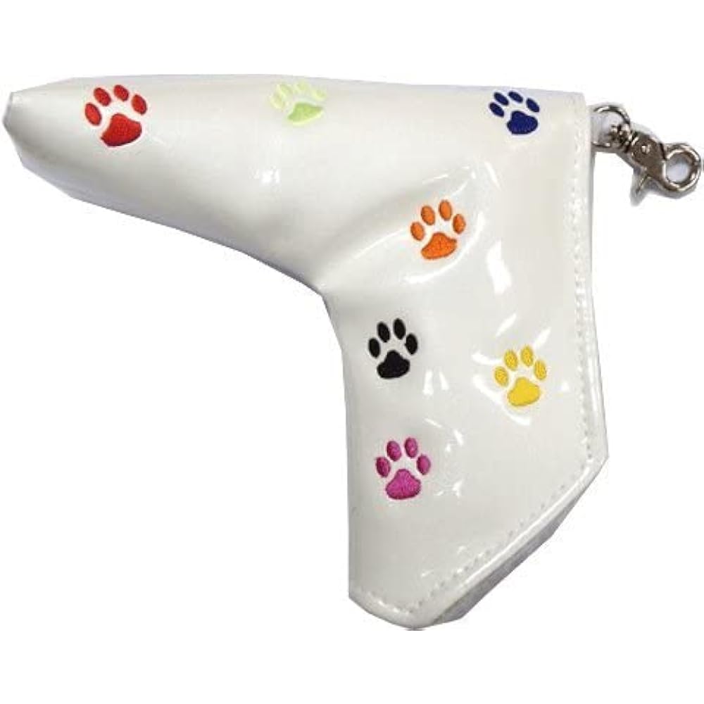 Paw embroidery golf putter cover pin type magnet type