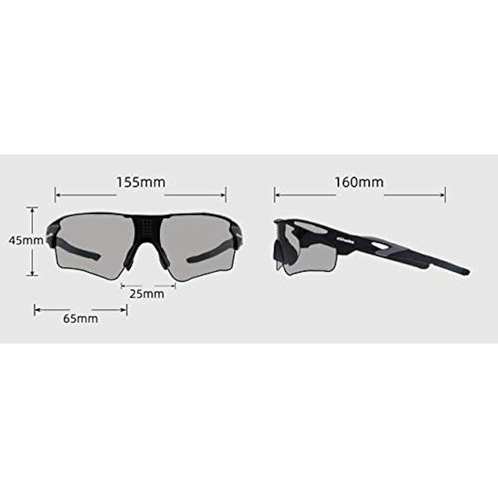 [Visionup] Made in Japan Can be used on the drive even when going in and out of tunnels Product warranty Repairable Instant dimming Sunglasses Polarization function Automatic dimming eShades Lightweight 31g Made in Japan