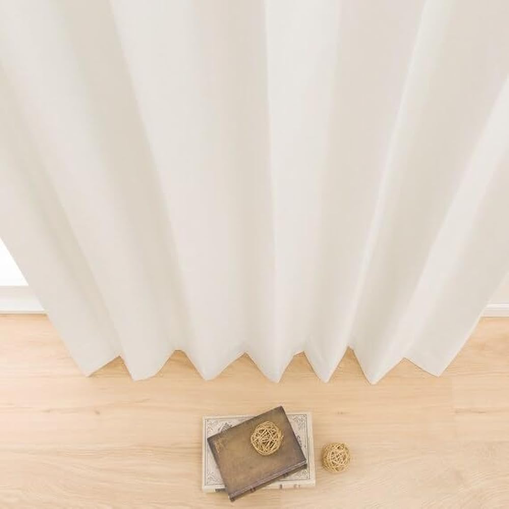 NITORI 7312331 Class 1 Blackout/Heat/Sound Insulation Curtains Dina White 100X200X2