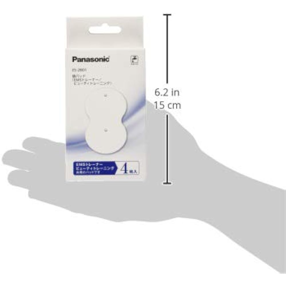 Panasonic Replacement Pads for Beauty Training/EMS Trainer 4 pieces ES-2B01