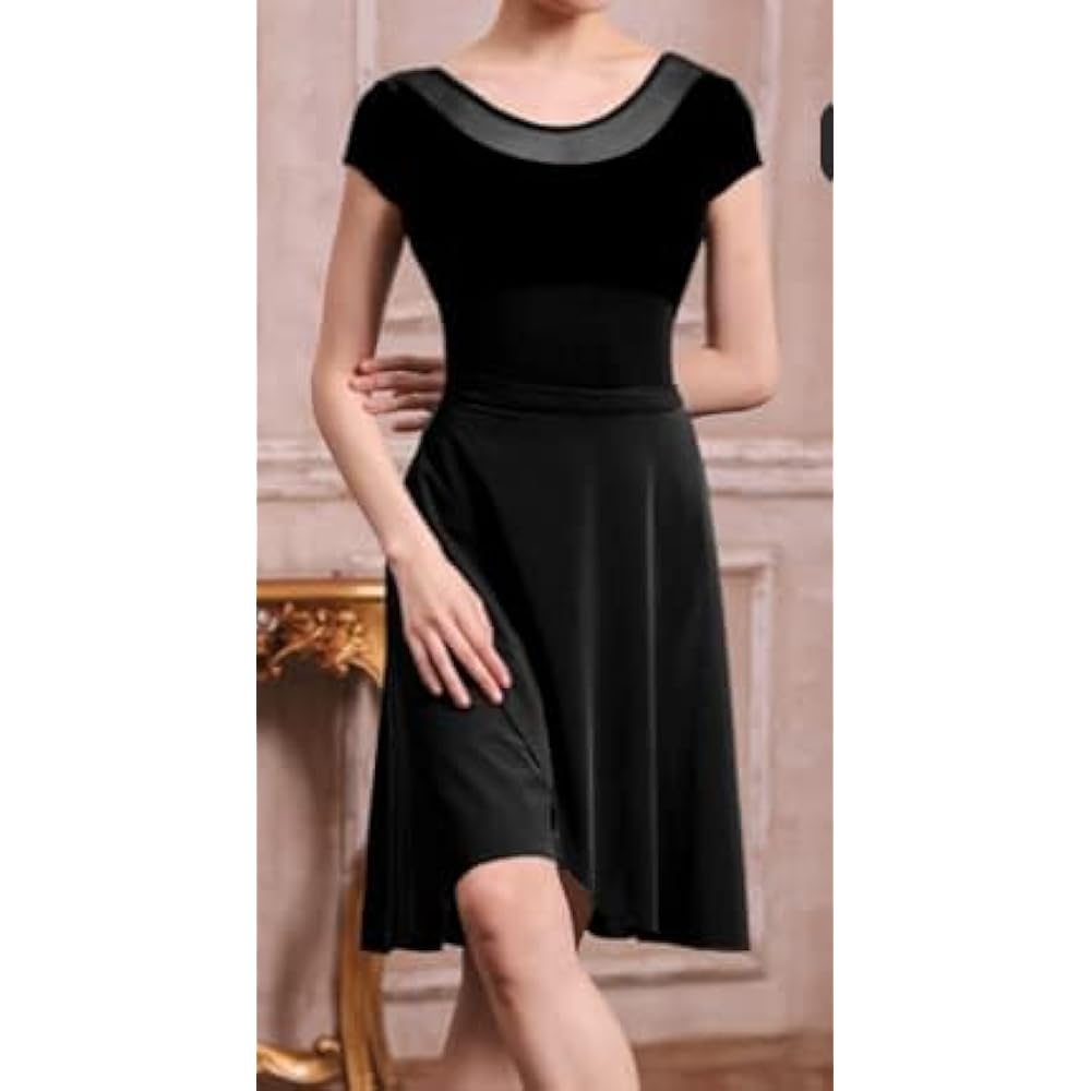 ProDance PLHA022B Velor Short Sleeve Leotard Ballet Simple Cute