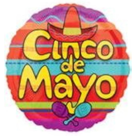 Anagram 18" Cinco de Mayo Celebration Balloon
