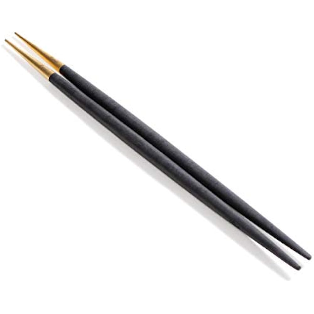 Cutipol GOA Black Gold Chopsticks + Chopstick Rest Set G029G