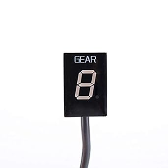 Ducati Superbike 848 2008-2013 Superbike 1098 2007-2009 Superbike 1198 2009-2019 Motorcycle Shift Indicator Gear Eye Waterproof 1-6 Level LED Digital Display (Green, Indicator)