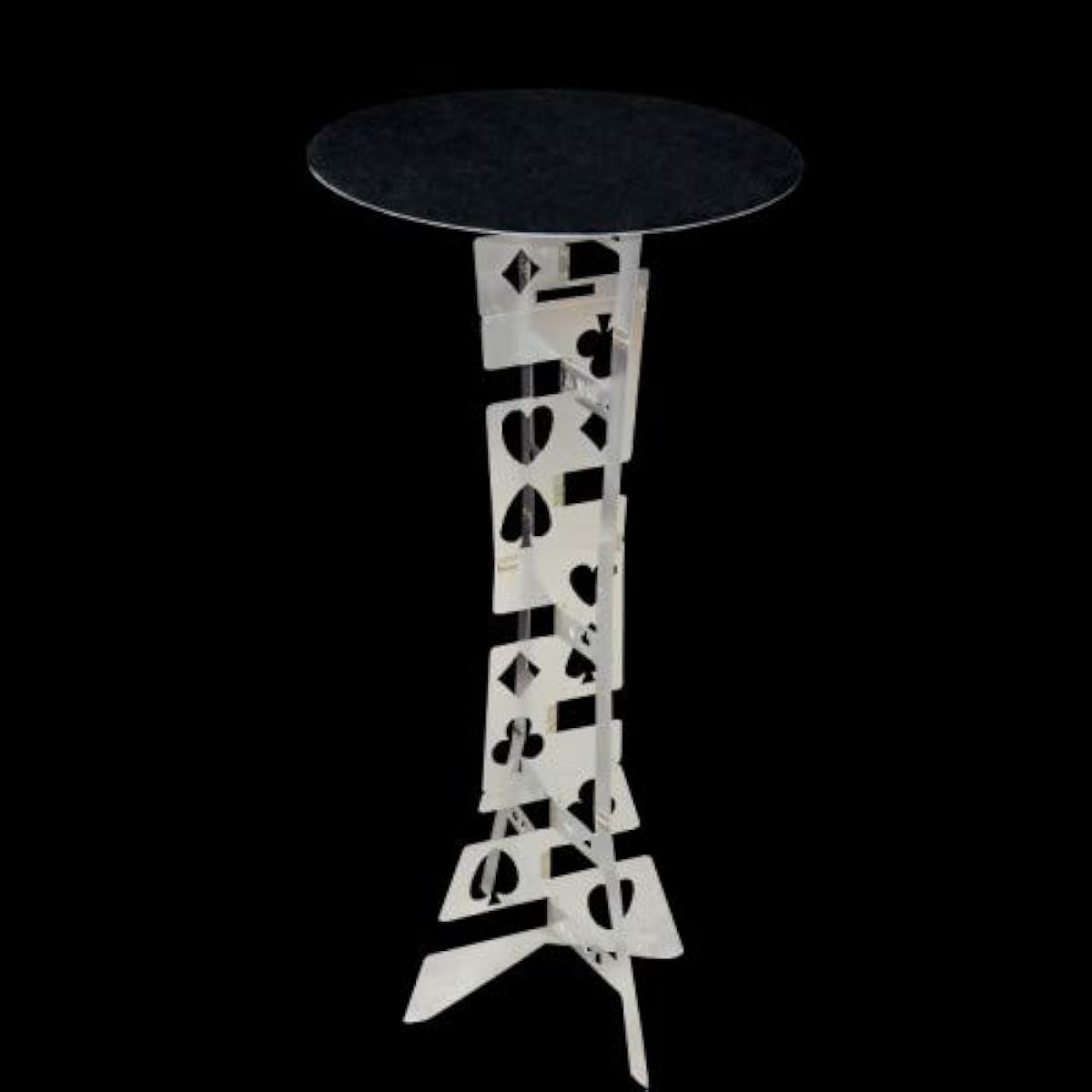 Folding table-Alminium (Round aluminum folding table) Stage magic props accessories