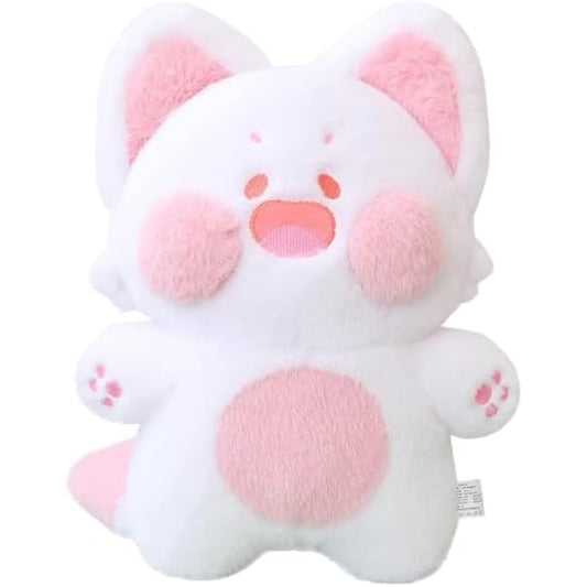8 Inch Kitty Cat Plush Toy Cute Animal Kitty Reversible Stuffed Toy Figure Doll Birthday Gift Kids Boys Girls Fan Home Sofa Decor