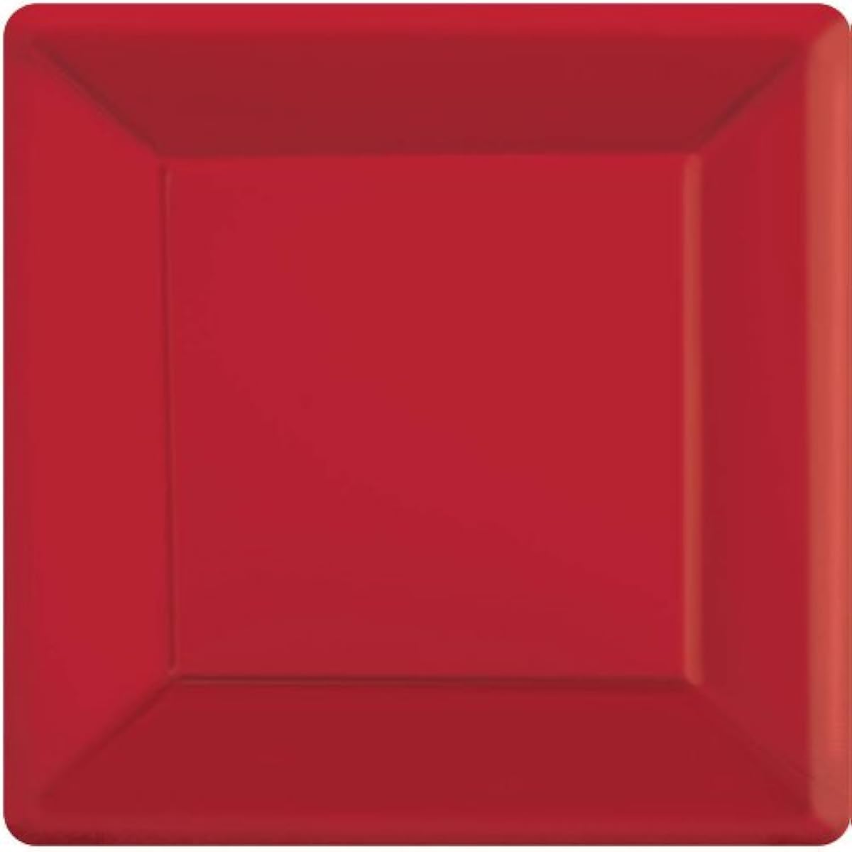 Red Party Supplies Square Dessert Paper Plates 20ct [Toy] [Toy]