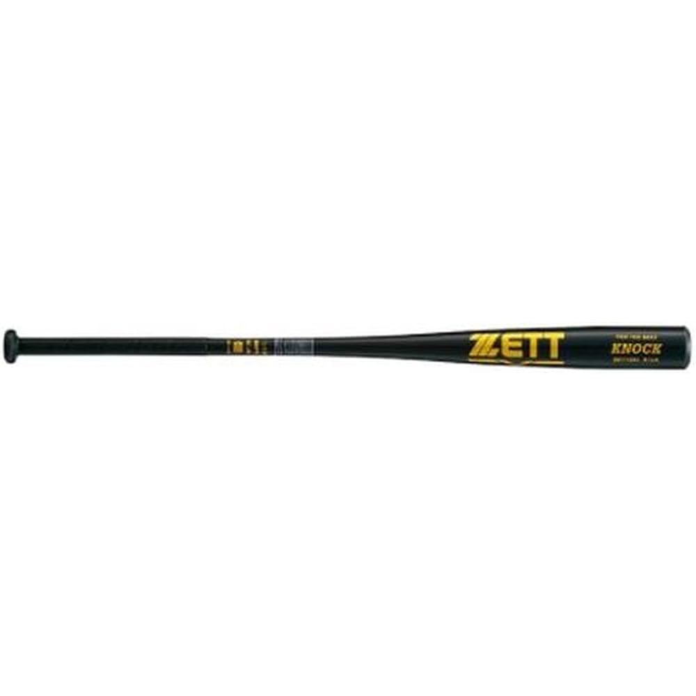 ZETT Baseball Knock Metal Bat Hardball Softball Black 68cm BKT1091