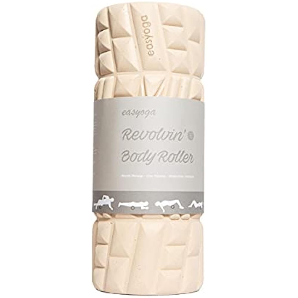 easyoga Eco Body Roller/YNE-002-E1 Beige 32.5cmx13cm