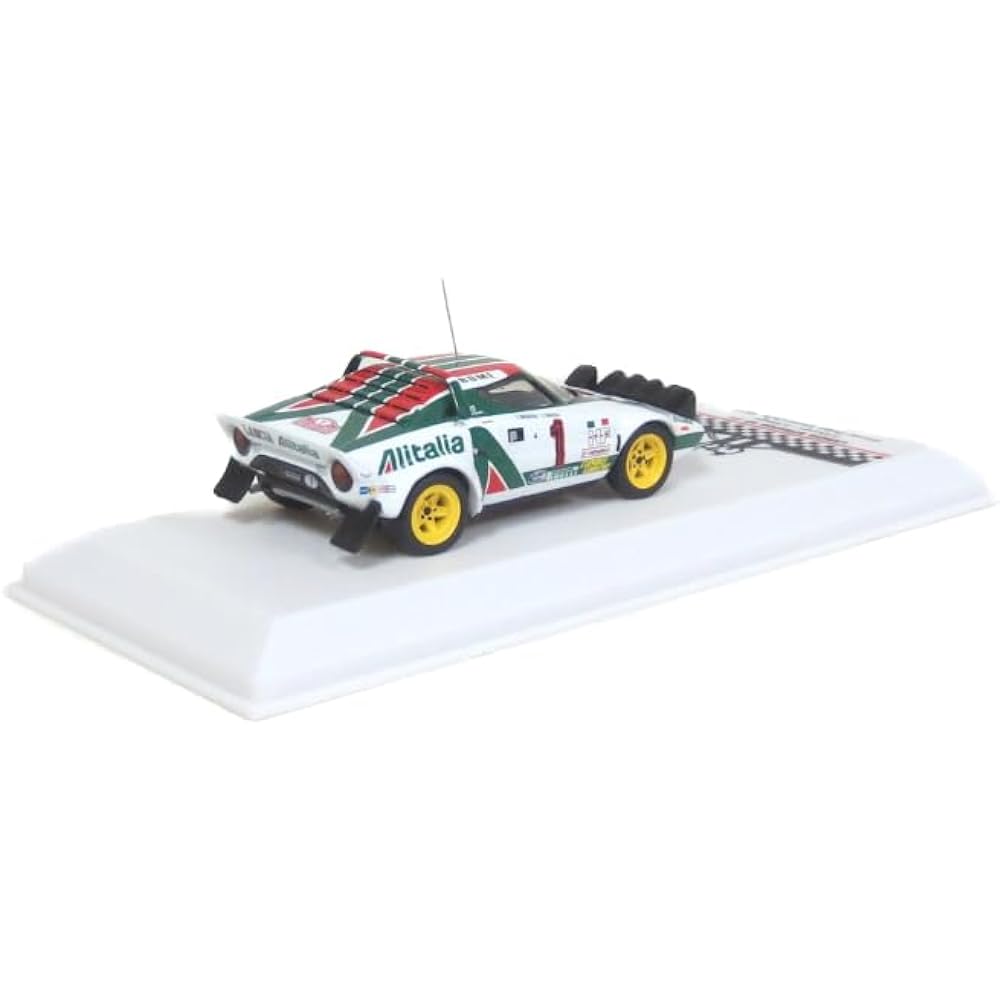 Ixo Model B Lancia Stratos HF 77 Montecarlo Winner #1 S.Munari/S.Maiga with figure 1/43 SPRM00177
