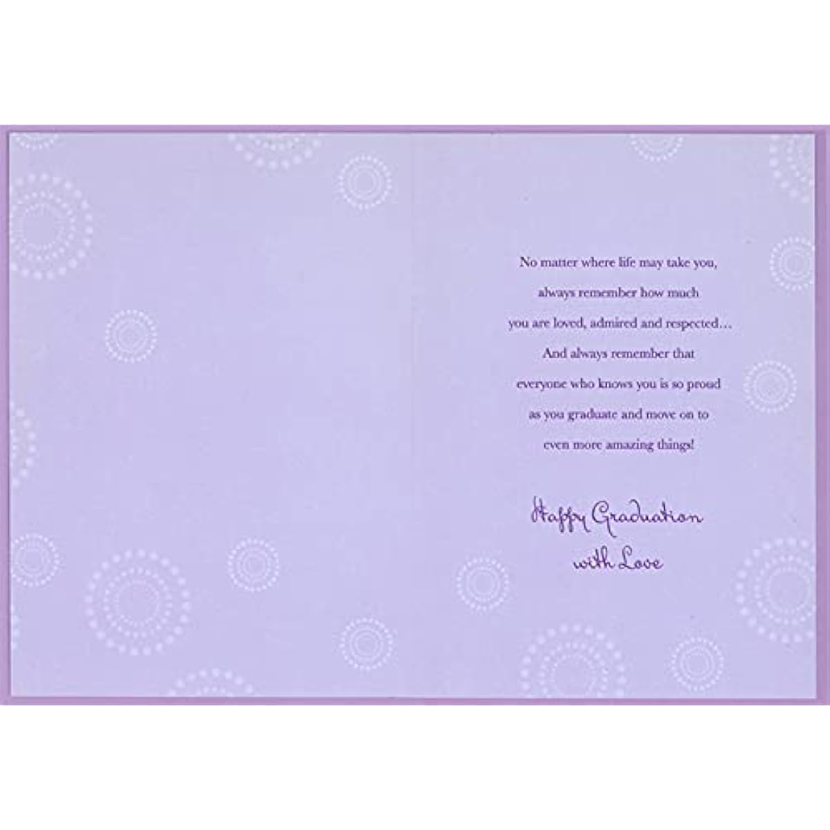 Designer Greetings Stepping Stones in the Grass: Emerson Quote Graduation Congratulations Card for Granddaughter