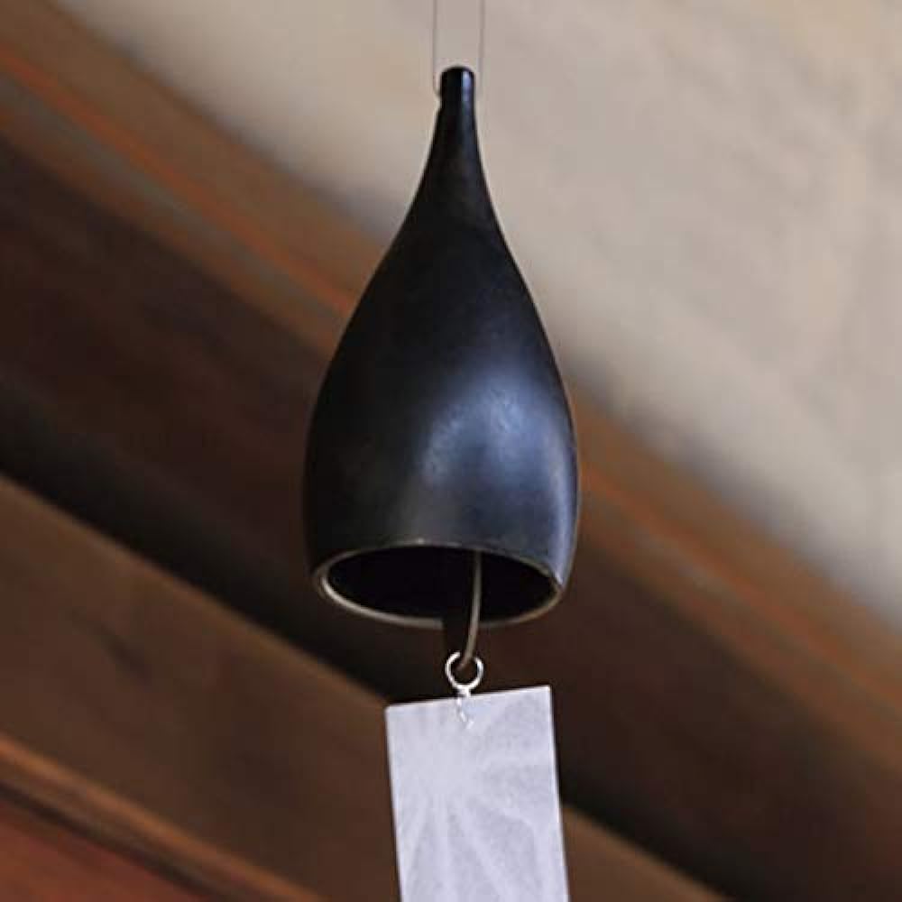 Nousaku wind chime - drop - black tea 101385