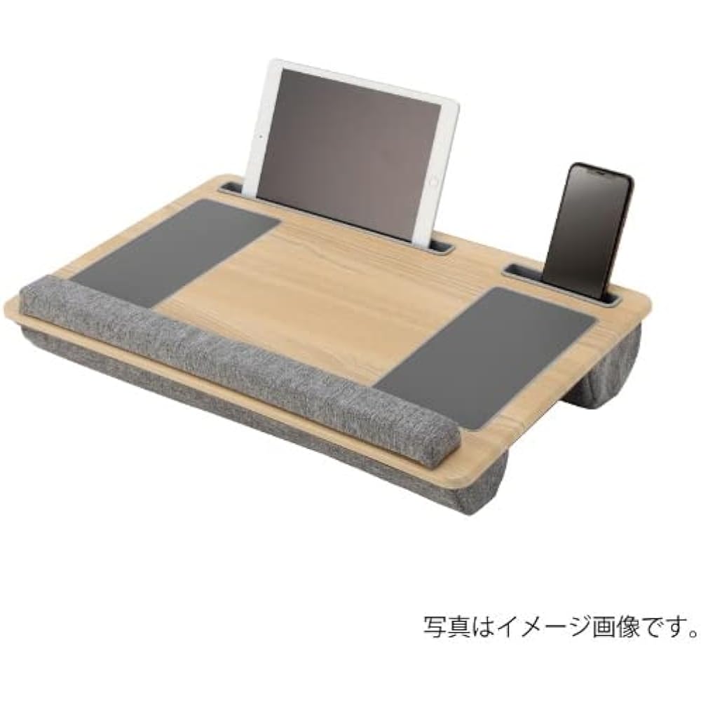 Digio2 knee table natural wood grain NPA-004NM