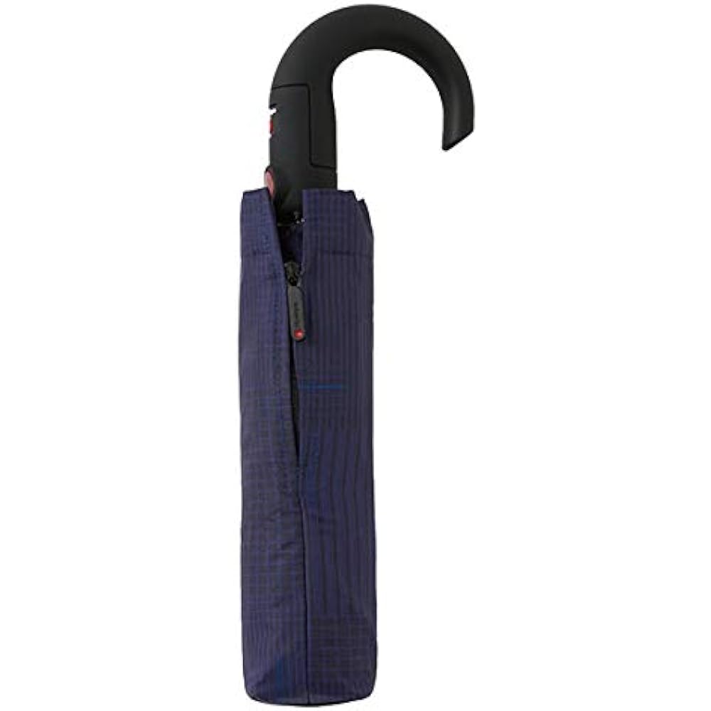 Knirps Folding Umbrella, One-Touch Automatic Open/Close, Enhanced Durability [Regular Imported Product] T.280 MidiumDuomaticCrockHandleSafrty Challenge Blue KNTL280-8434