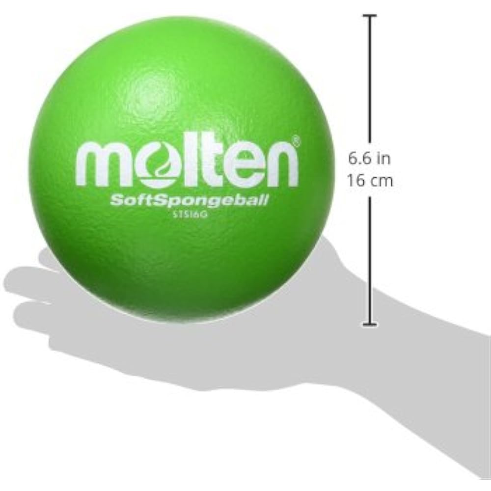 Molten Soft Sponge Ball 16cm G Green STS16G