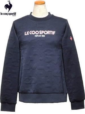 [Le Coq Sportif Golf] Cut and Sew Quilted Pullover Sweat Absorbent UPF50 Golf QGWWJL51 Women's