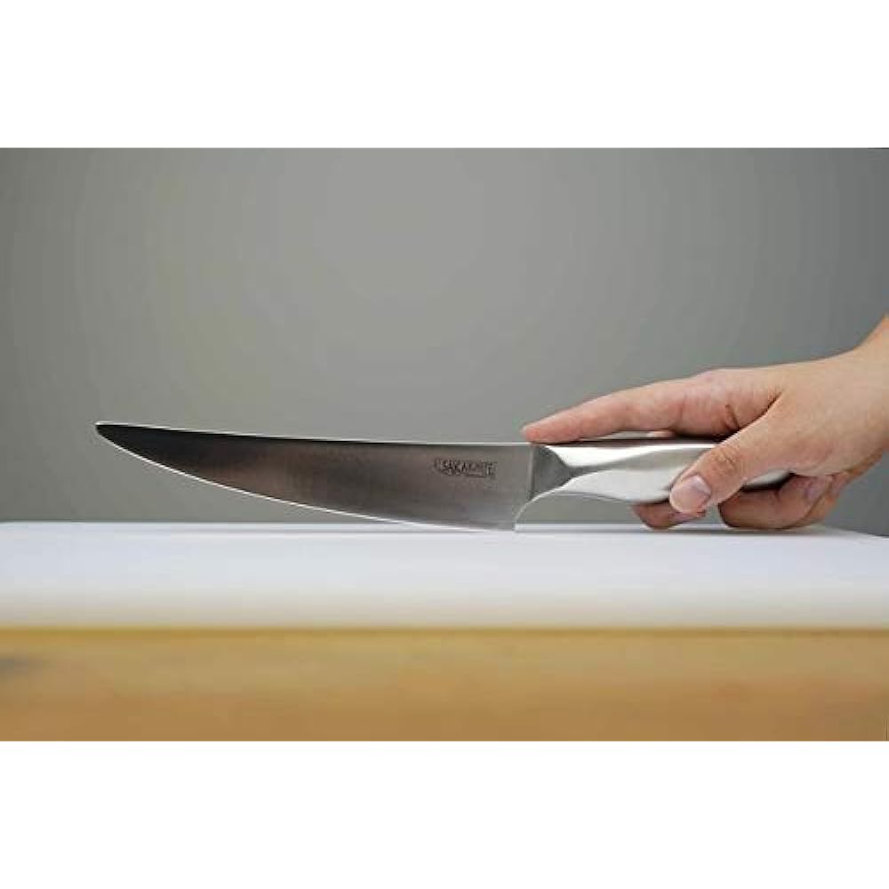 [SAKAKNIFE NEXT] All-purpose knife, all stainless steel, total length 30.5cm, 115g, dishwasher safe, lightweight