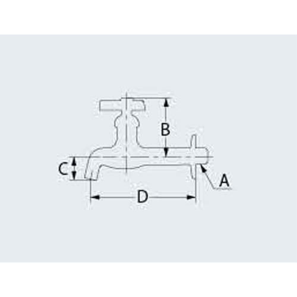 Kakudai long horizontal faucet 7020-25