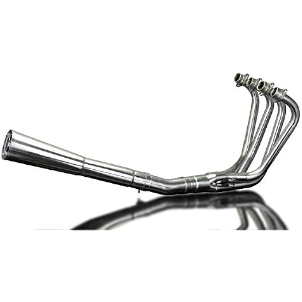 DELKEVIC Full Exhaust Stainless Steel Classic Megaphone HONDA CB900F 1981-1982 Downpipe Muffler COM270L