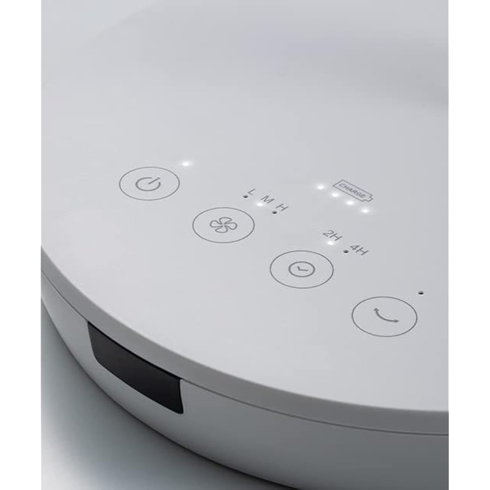 Three-up Rechargeable Left and Right Automatic Swing Smart Design Fan with Remote Control White LF-T2122WH