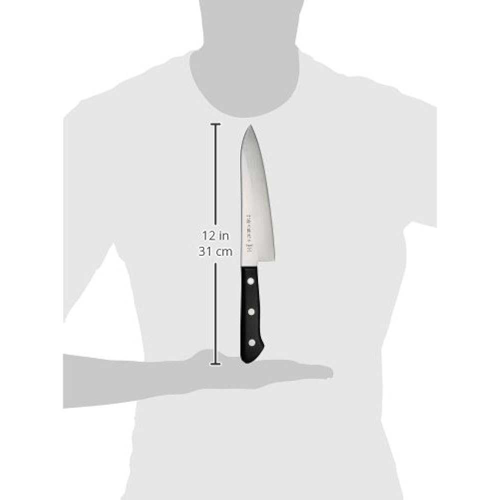 Tojiro Gyuto 180mm Made in Japan Cobalt Alloy Steel Double Edge Chef Knife that can be used not only for meat cutting but also for cooking fish and vegetables DP Kasumi Nagashi Steel Wari F-332 Black