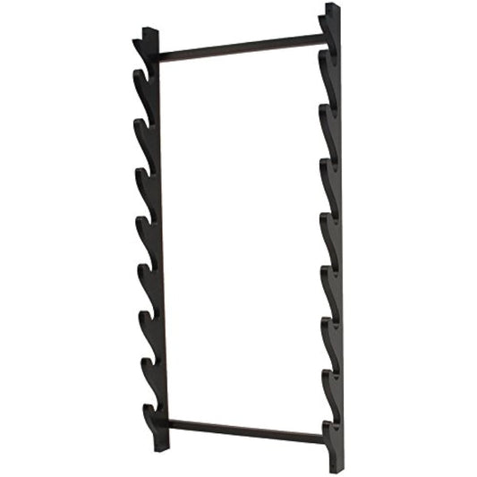 Wall-mounted sword stand for eight swords, assembled [ws-115] Art swords (cash on delivery not available)
