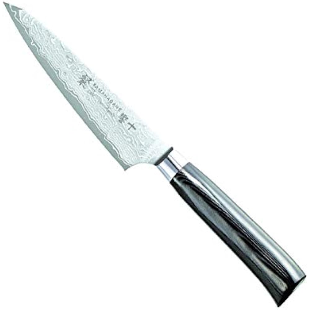 Kataoka Manufacturing Petty Knife Black 150mm TAMAHAGANE Kyoju SNK-1107