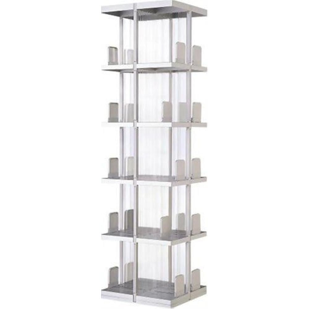 Rotating rack DEVIC 3-tier silver