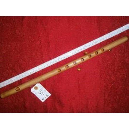 47 For beginners, burnt bamboo, transparent finish, classical style, seven holes, six tuning, made by Negishi Shinobue Workshop