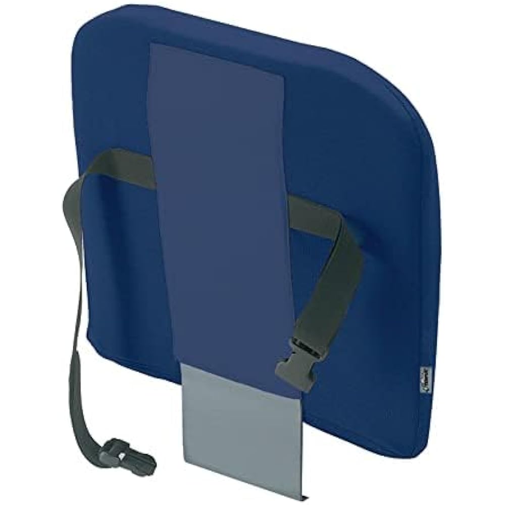Tempur Cushion Lumbar Support for Chairs Supports the lower back Just place it on the backrest Posture support by adding it Height adjustable Backrest Lumbar support Body pressure distribution Chair pad Dark blue Approximately Width 36x Height 36x Thickn
