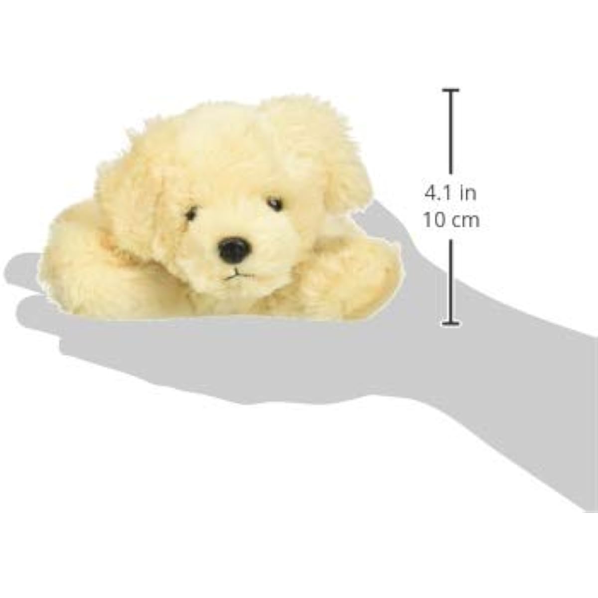 Aurora 8" Floppy Bean Bag Stuffed Dogs - Golden Retriever and Lil' Lucky Chocolate Labrador - Set of 2
