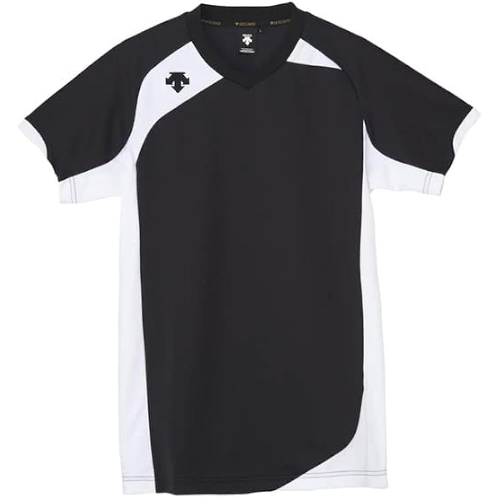 [DESCENTE] Short Sleeve Volleyball T-Shirt, Standard, Sweat Absorbent, Quick Drying, Dry Stretch, Unisex, Men's, Women's, Stickiness Control, Practice