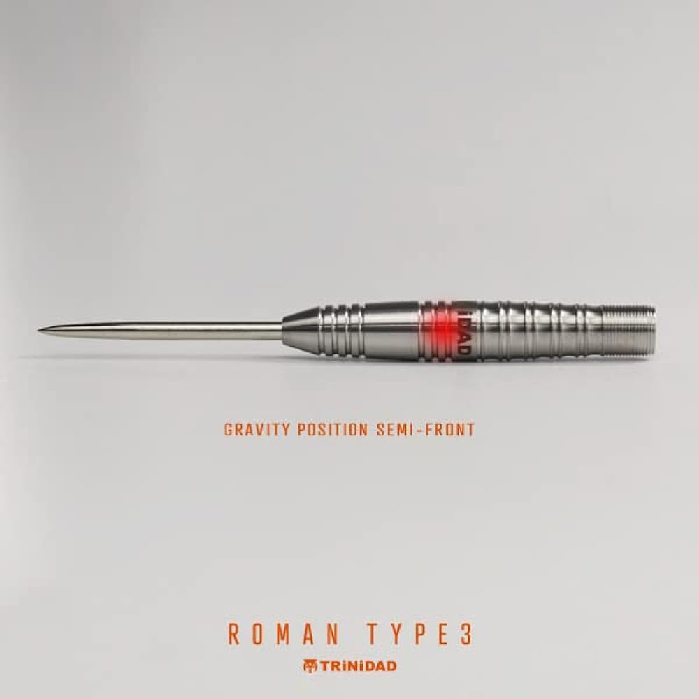 TRiNiDAD PRO Roman3 Steel Trinidad Pro Roman3 Steel Miyu Miyawaki Player Model Dart Barrel Silver tdd1064