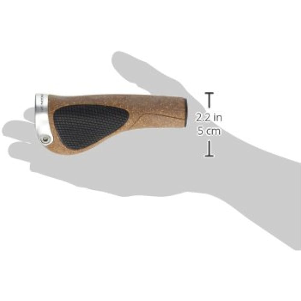 Ergon GP1 Biocork Long/Short Grip S(HBG21200)