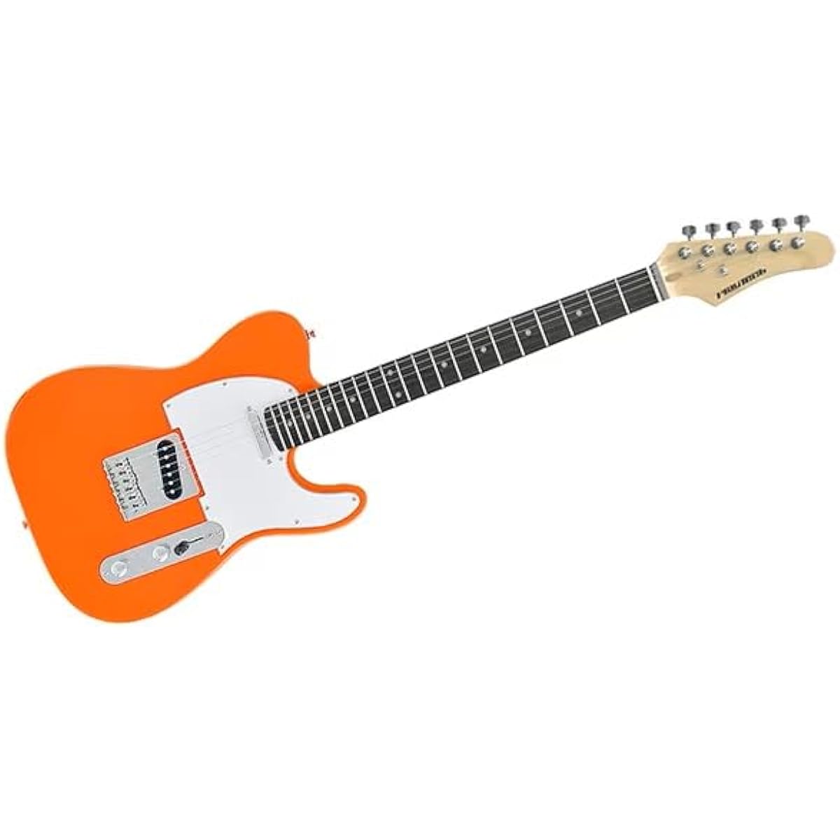 PLAYTECH Electric Guitar TL Type Rose Orange with 2 Single Pickups