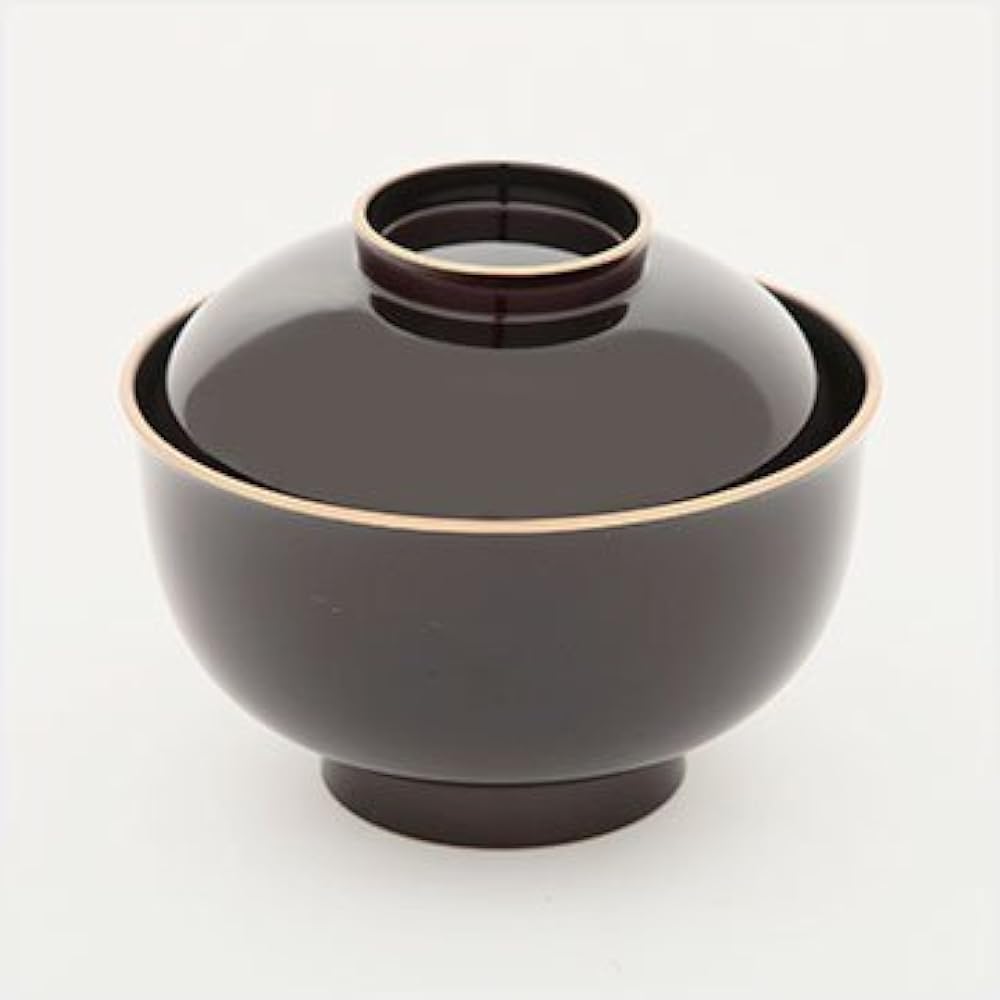 Kitaichi Lacquerware Store Tamebuchi Kin Zoni Bowl Set (5) KT2037