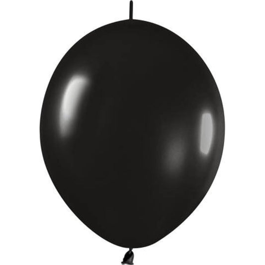 12 Inch Deluxe Black Link-a-Loons Balloons by Betallic
