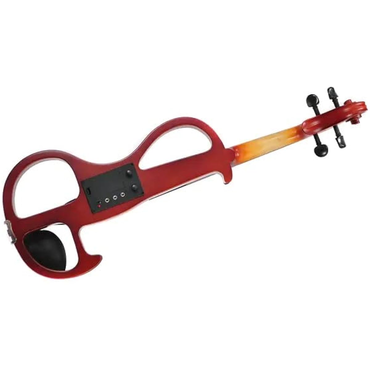 PLAYTECH Electric Violin 4/4 size 580g lightweight body with bow and case Brown