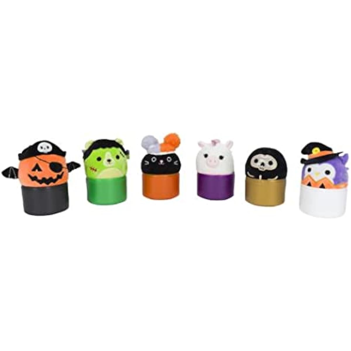 ONE SQUISHMALLOW Halloween Mystery Capsule 4 inch 6 pieces