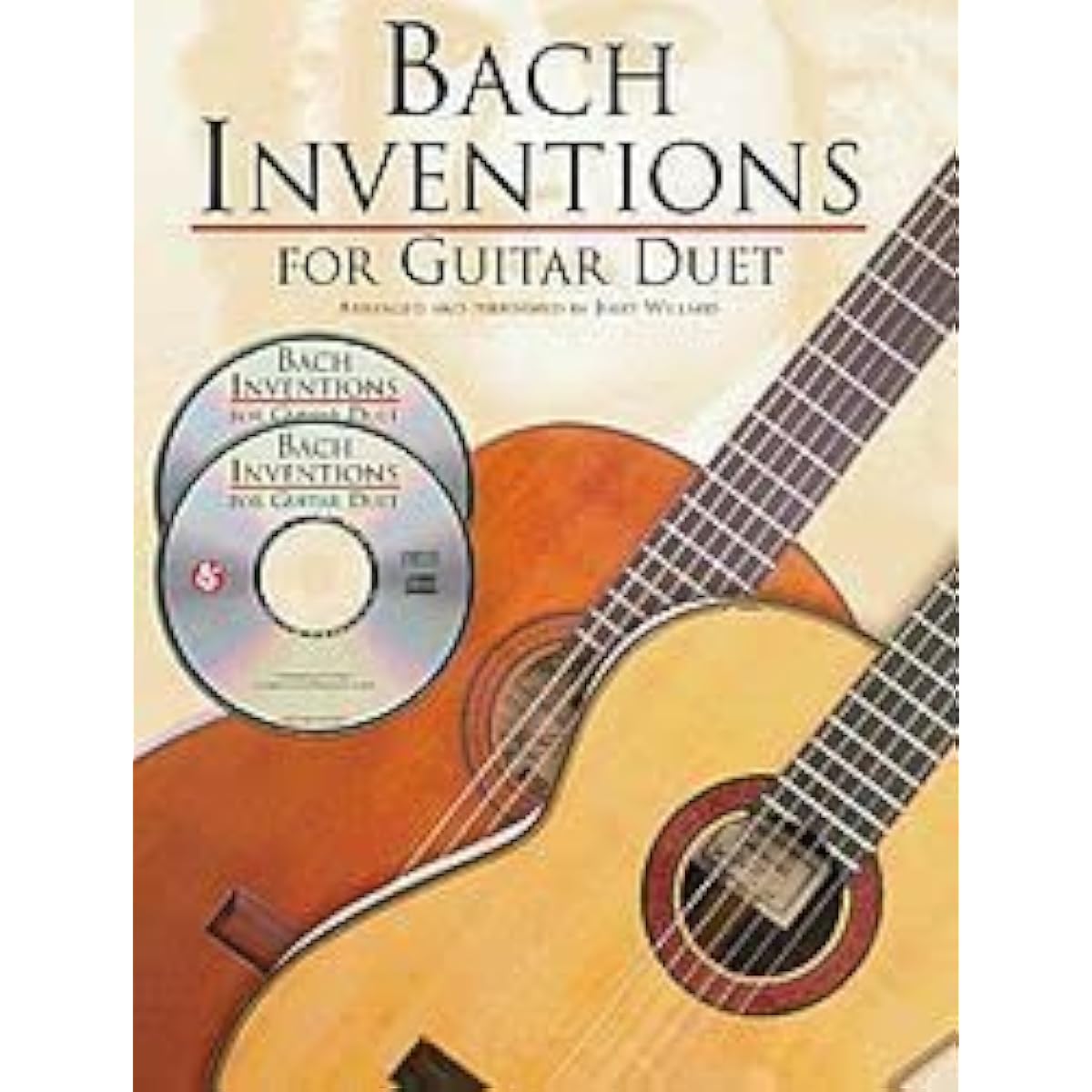 Bach duet guitar score (2CD,TAB) included
