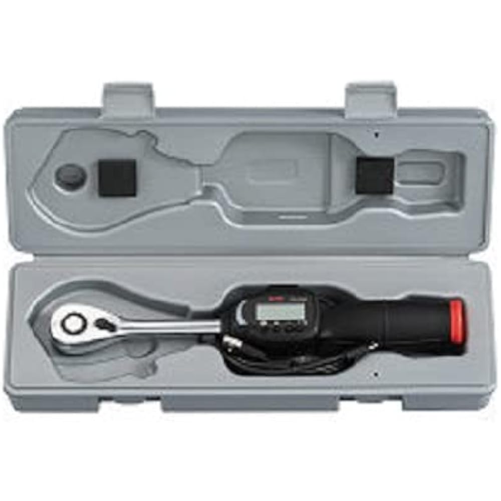 Kyoto Machinery Tools (KTC) 9.5SQ Rechargeable Digital Torque Wrench Digi Ratchet Torque Range 17-85Nm GEKR085-R3