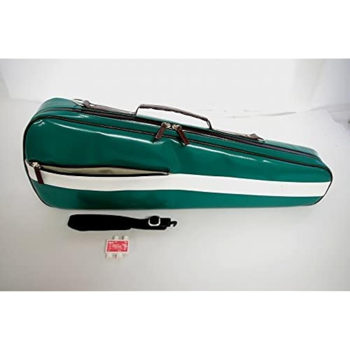 NAHOK 50% OFF Ukulele Protection Case "Mighty Uke/wf" Emerald Green/White [Waterproof fabric made in Germany x special temperature control function & shock absorbing material + waterproof zipper] Fabric from Germany, Made in Japan.