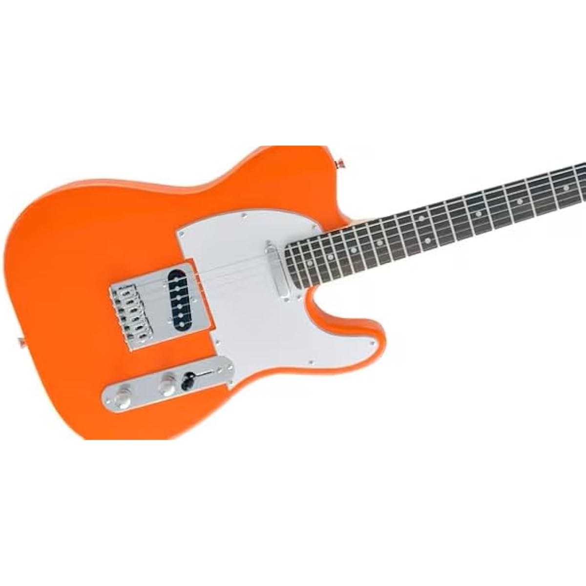 PLAYTECH Electric Guitar TL Type Rose Orange with 2 Single Pickups