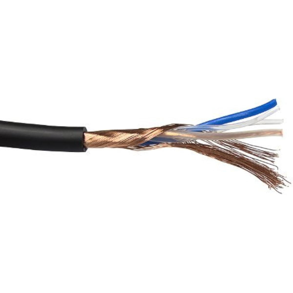 Mogami 2549 Neglex "Twisted Pair" Microphone Cable, Black, 50m Roll