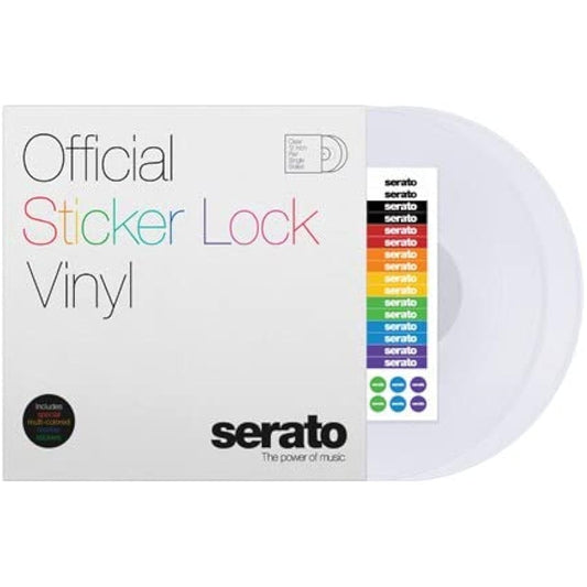 SERATO 12" Serato Sticker Lock Vinyl (Pair) (Includes Marking Sticker) Control Record/CD