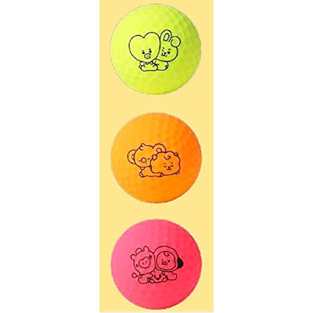 BT21 BABY Line 73000-470-010 Golf balls (6 balls) BALL MATTE TATA 6P 73000-470-010